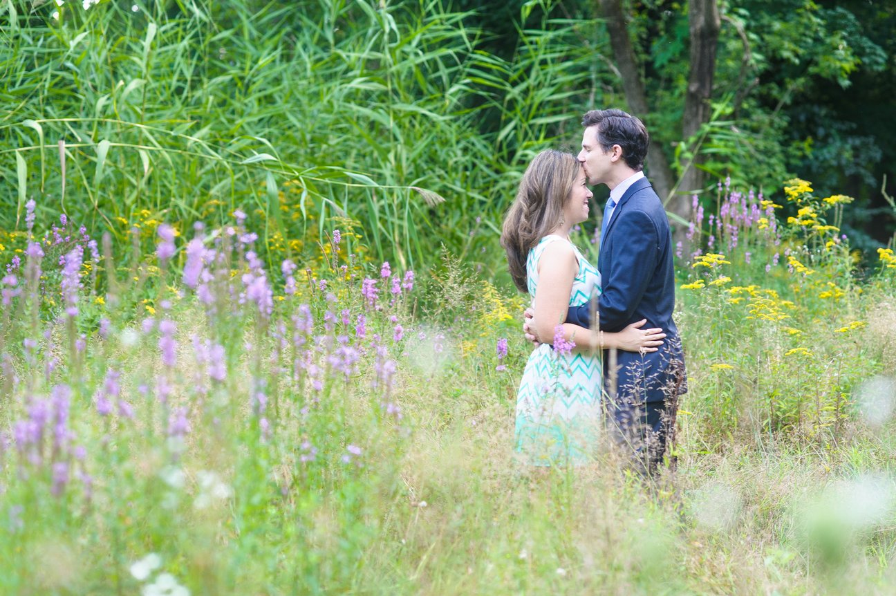 Arnold Arboretum Boston engagement session Beth Matt