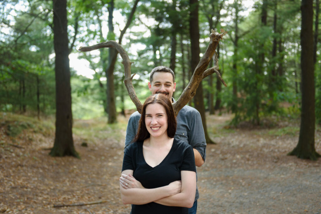 Arnold-Arboretum-fun-goofy-engagement-session