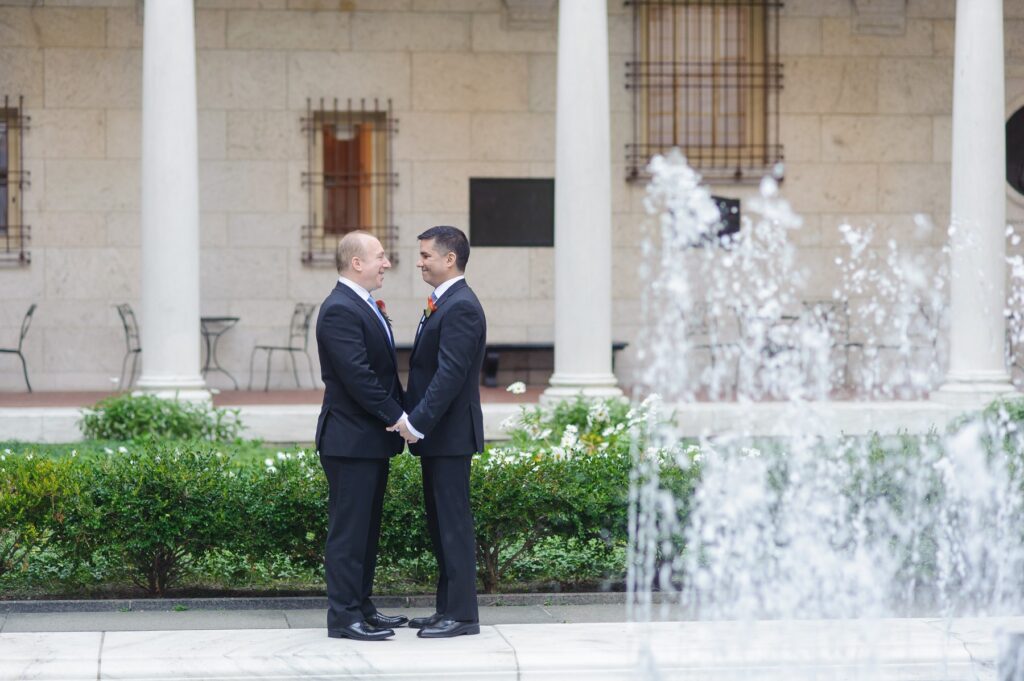 Boston Public Library gay wedding