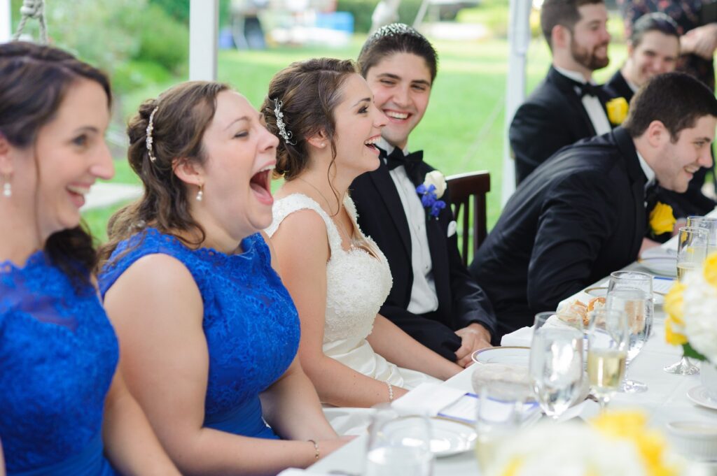 Boston wedding reception fun toast