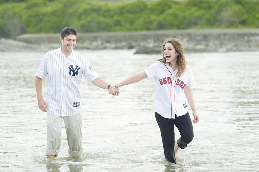Carson Beach Boston engagement session