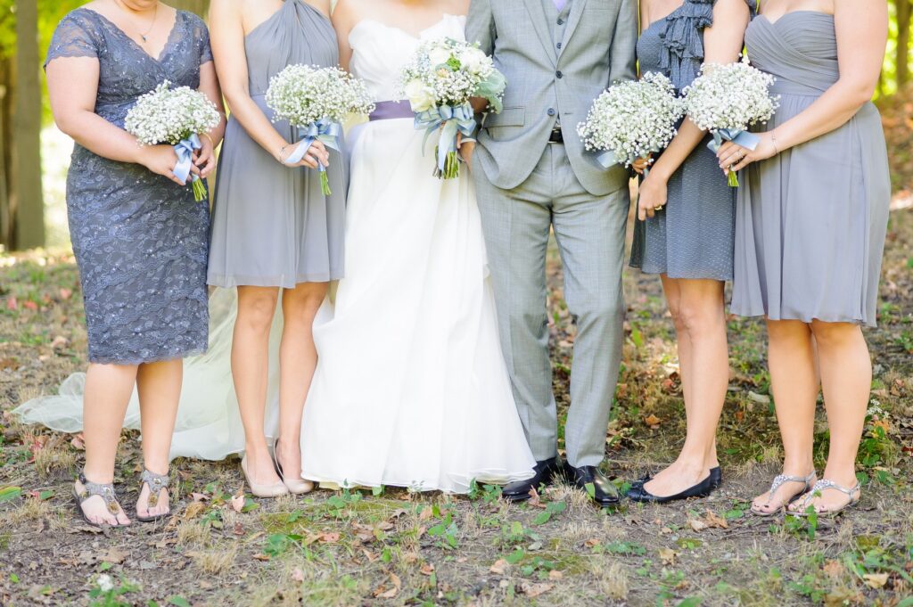 pastel wedding dress