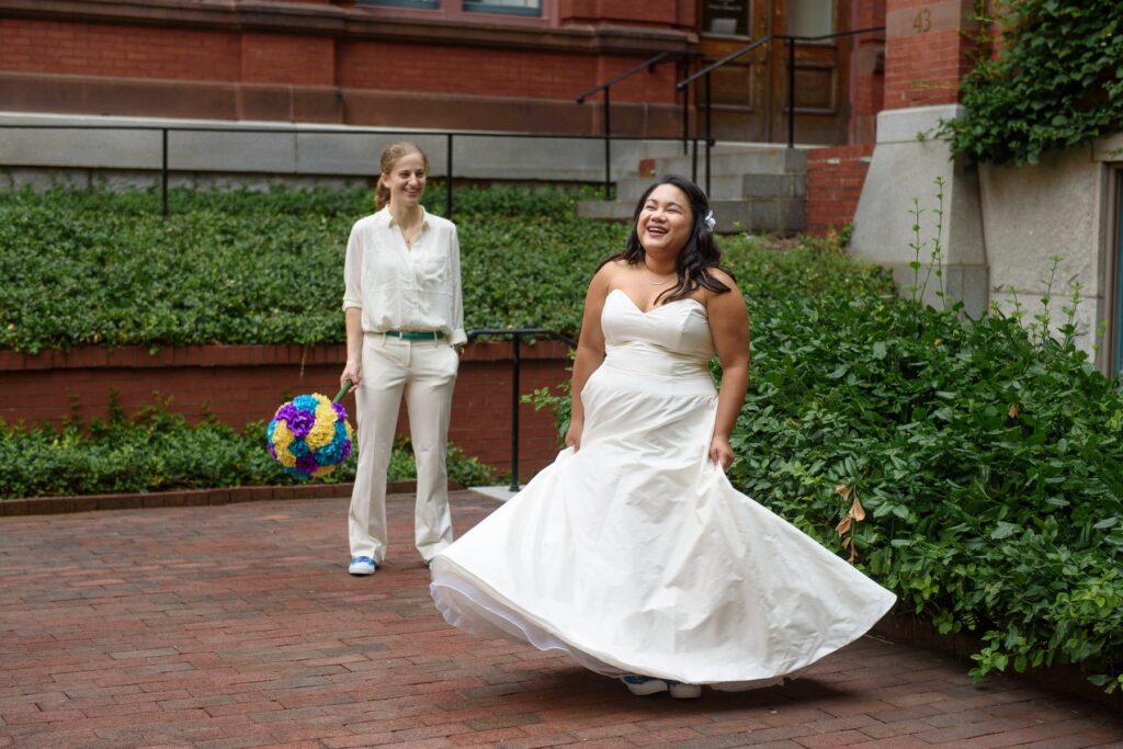 same sex lesbian wedding Boston