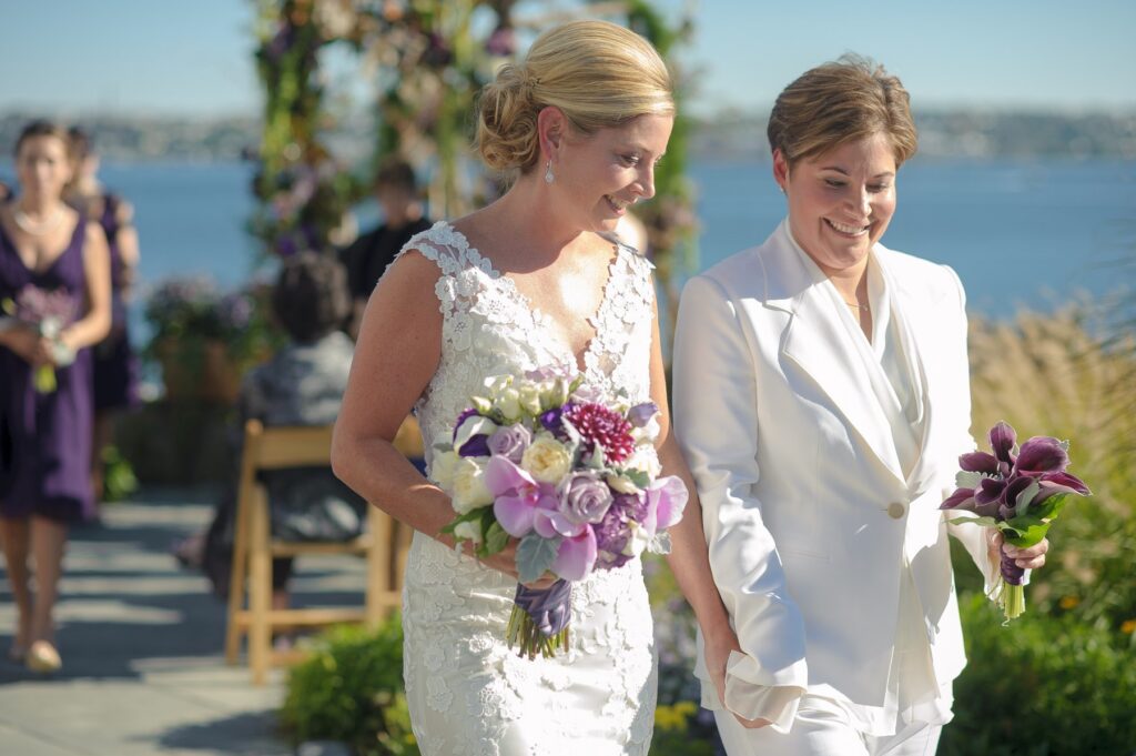 same sex lesbian wedding ceremony MA