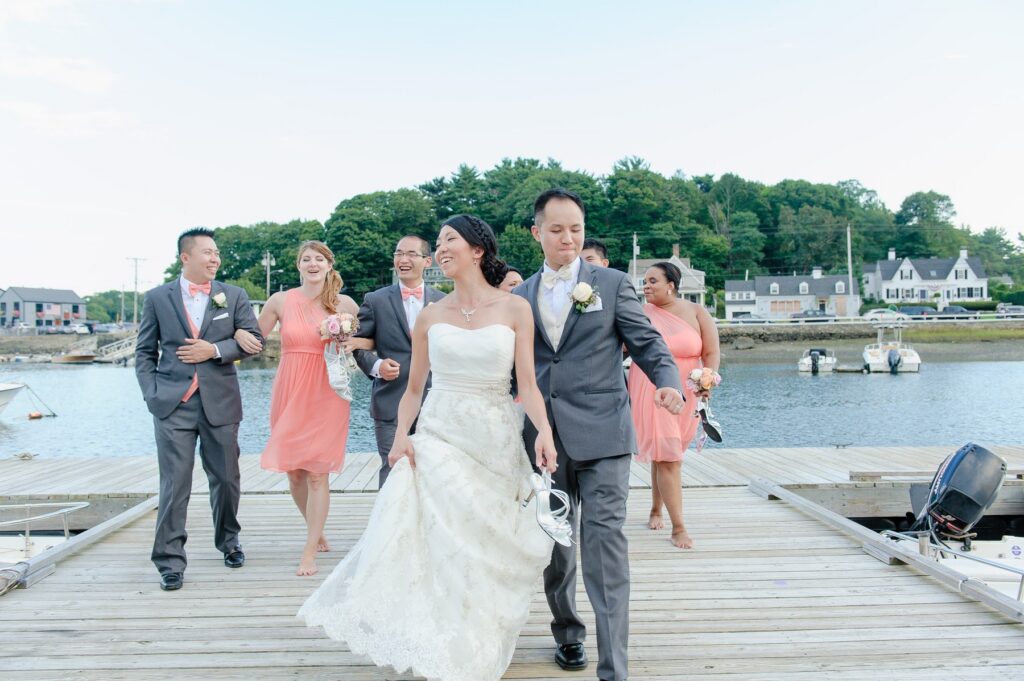 wedding on lake Boston MA