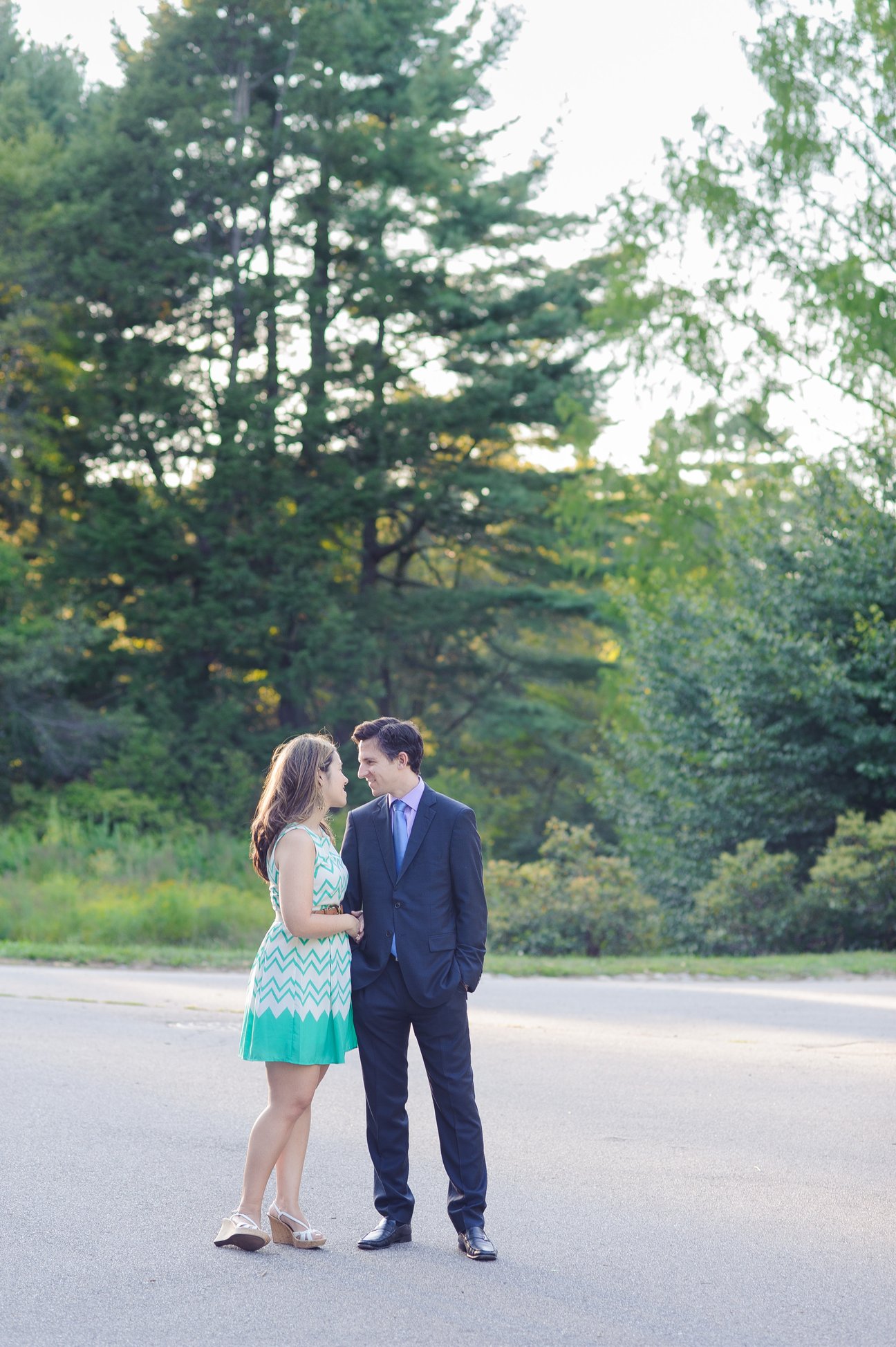Arnold Arboretum Boston engagement session Beth Matt