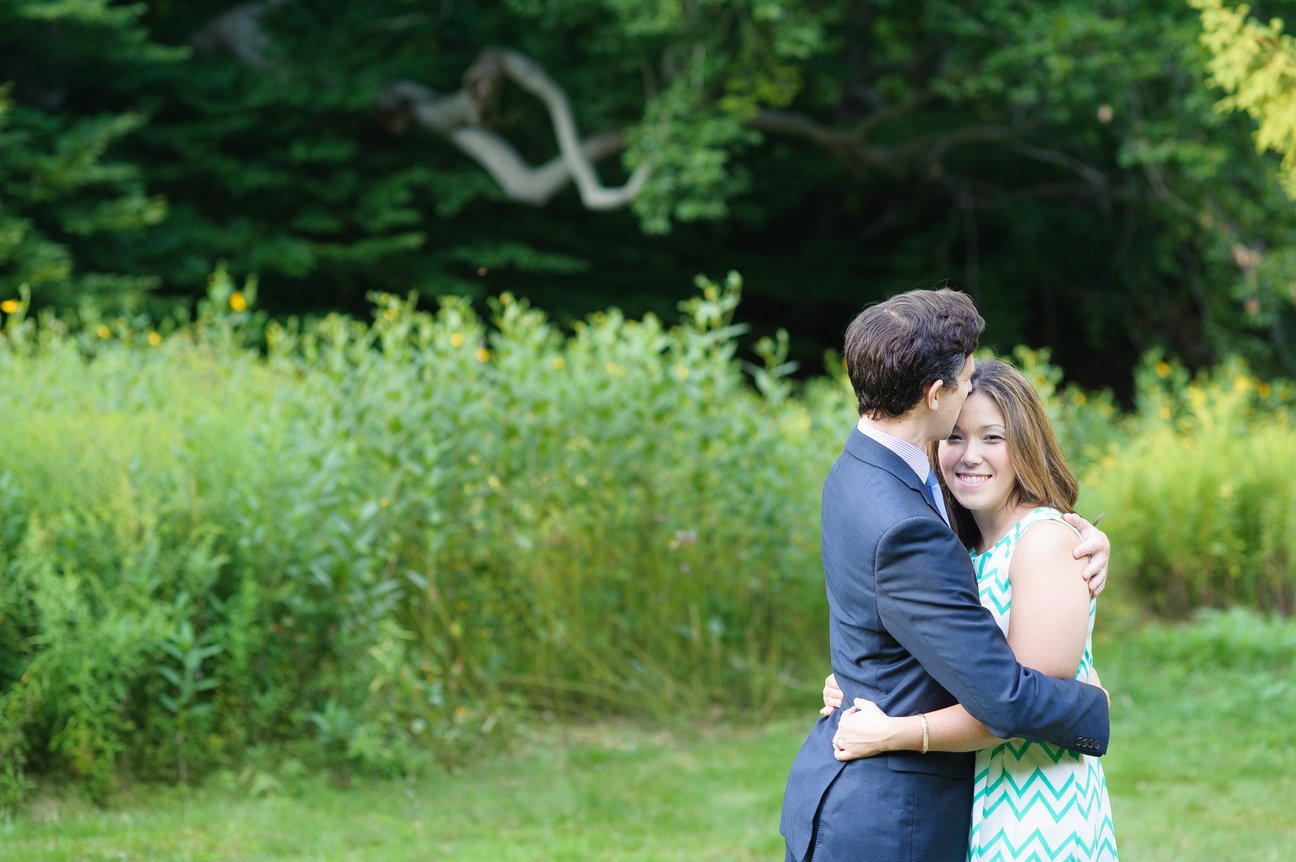 Arnold Arboretum Boston engagement session Beth Matt