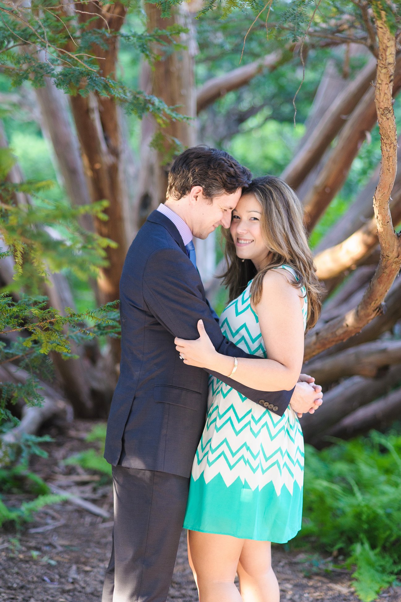 Arnold Arboretum Boston engagement session Beth Matt