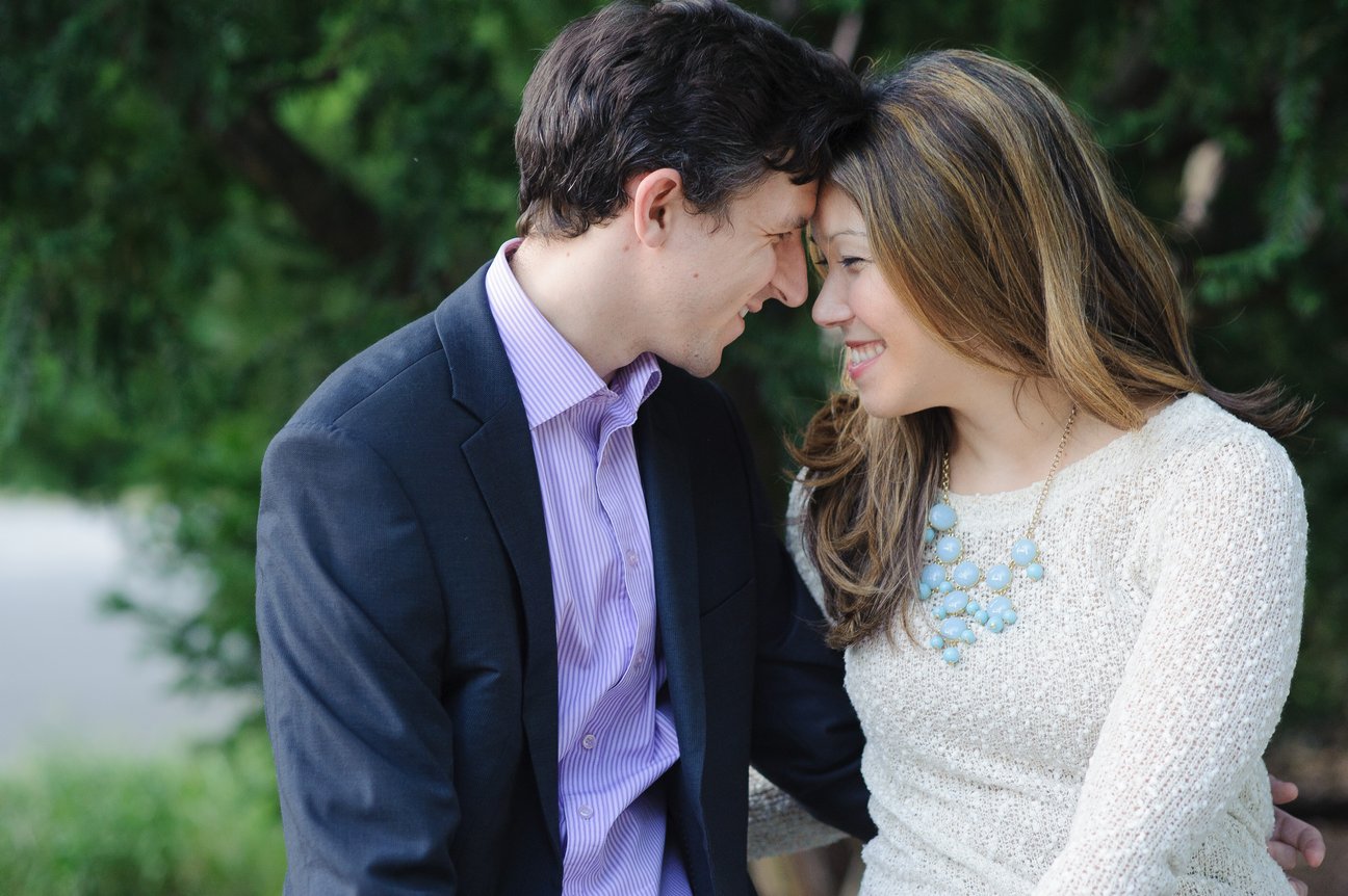 Arnold Arboretum Boston engagement session Beth Matt