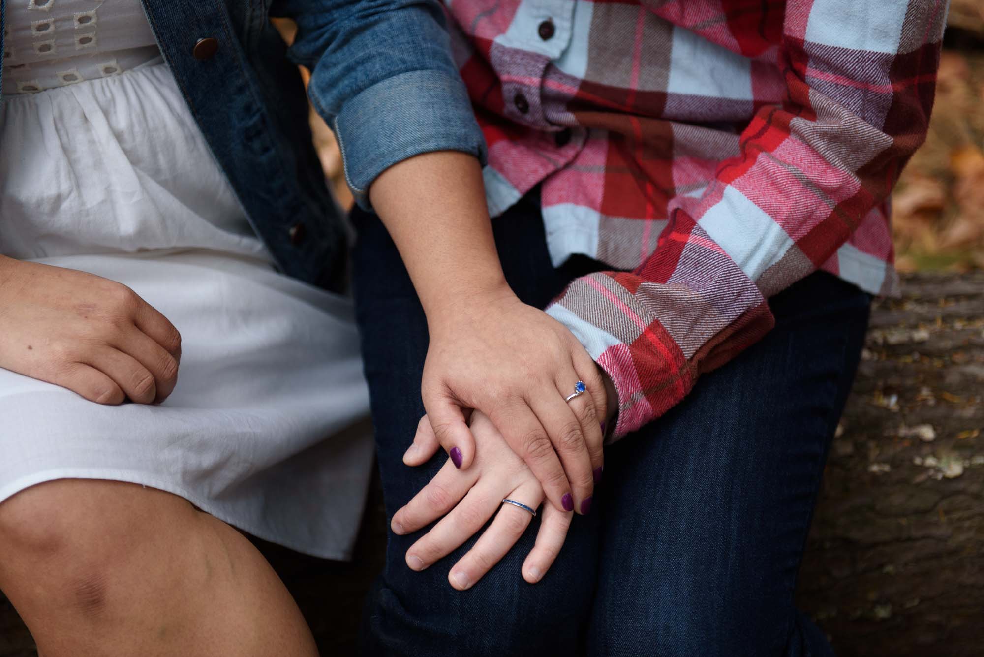 Arnold Aboretum LGBTQ Engagement Session Lesbian Couple