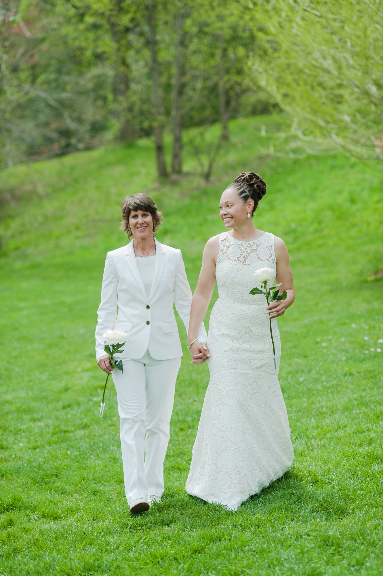 Arnold Arboretum Boston Lesbian Wedding