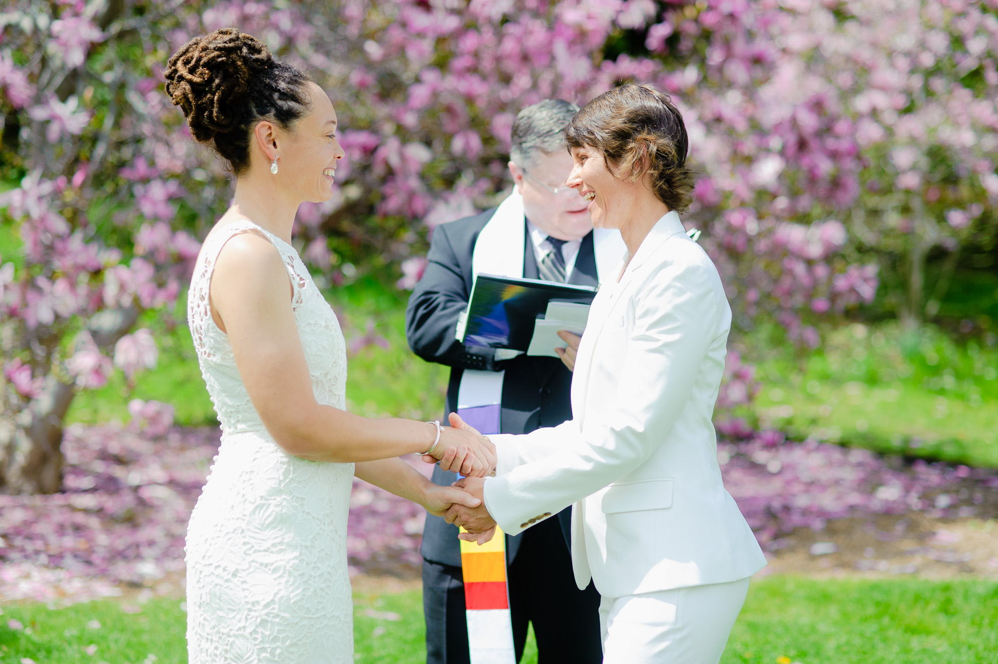 Arnold Arboretum Boston Lesbian Wedding Ceremony