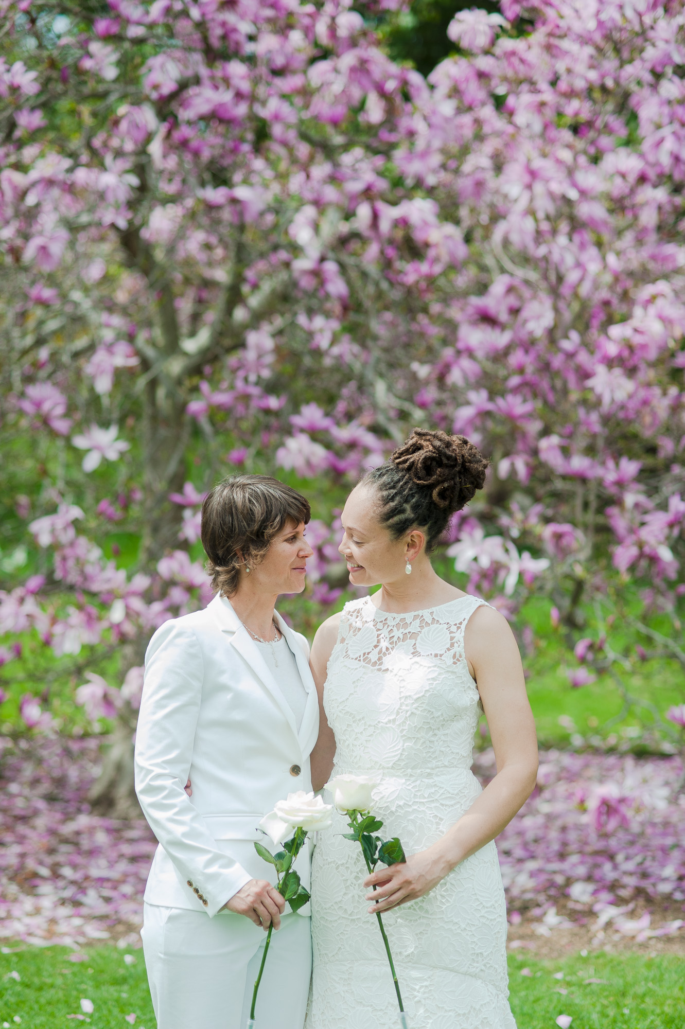 Arnold Arboretum Boston Lesbian Wedding