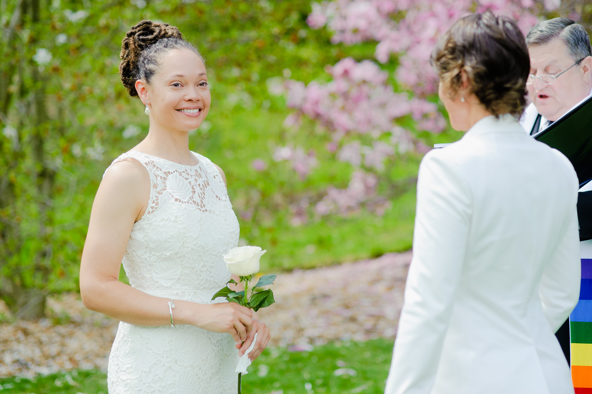 Arnold Arboretum Lesbian Wedding Ceremony Boston