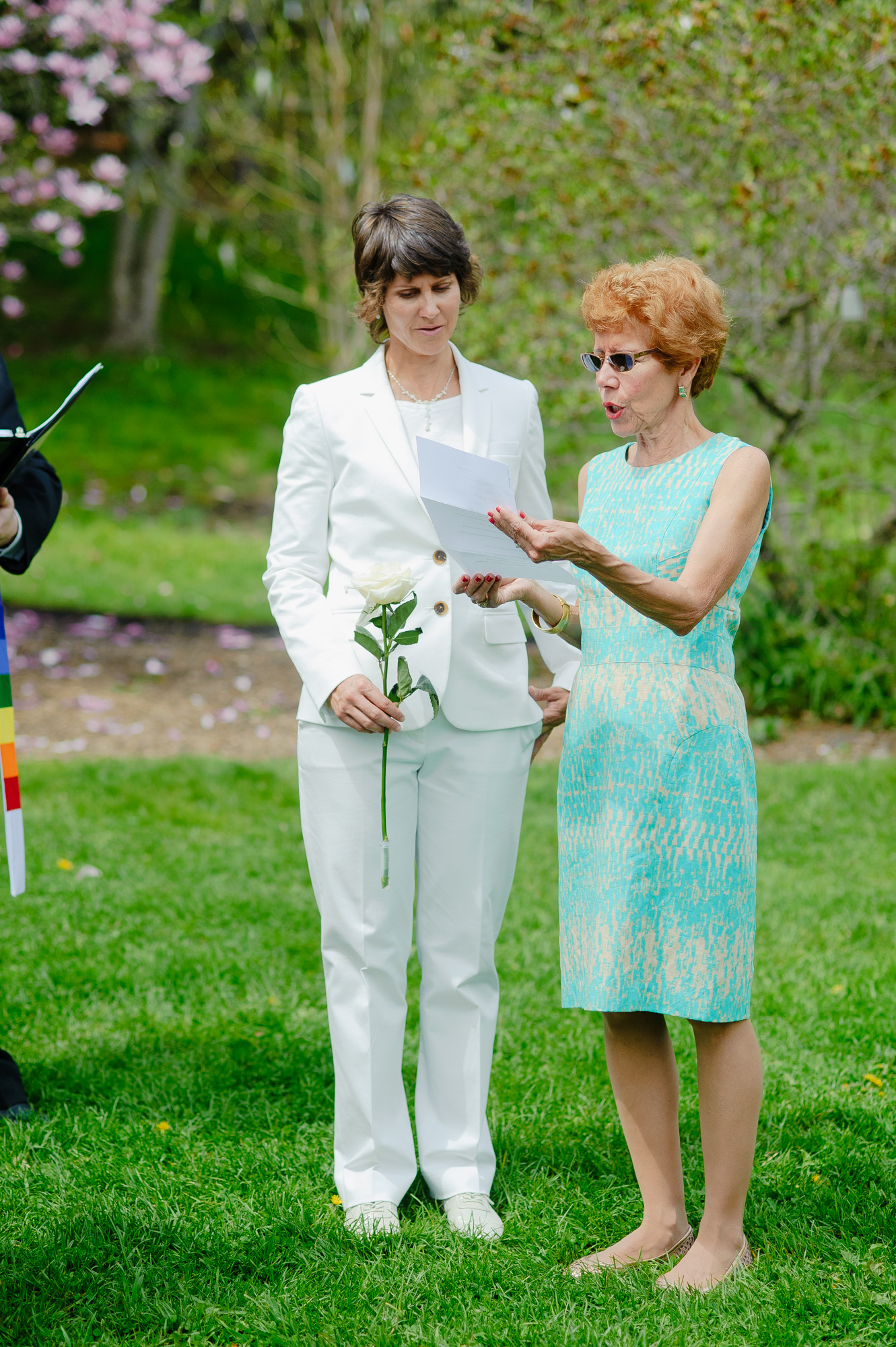 Arnold Arboretum Lesbian Wedding Ceremony Vow