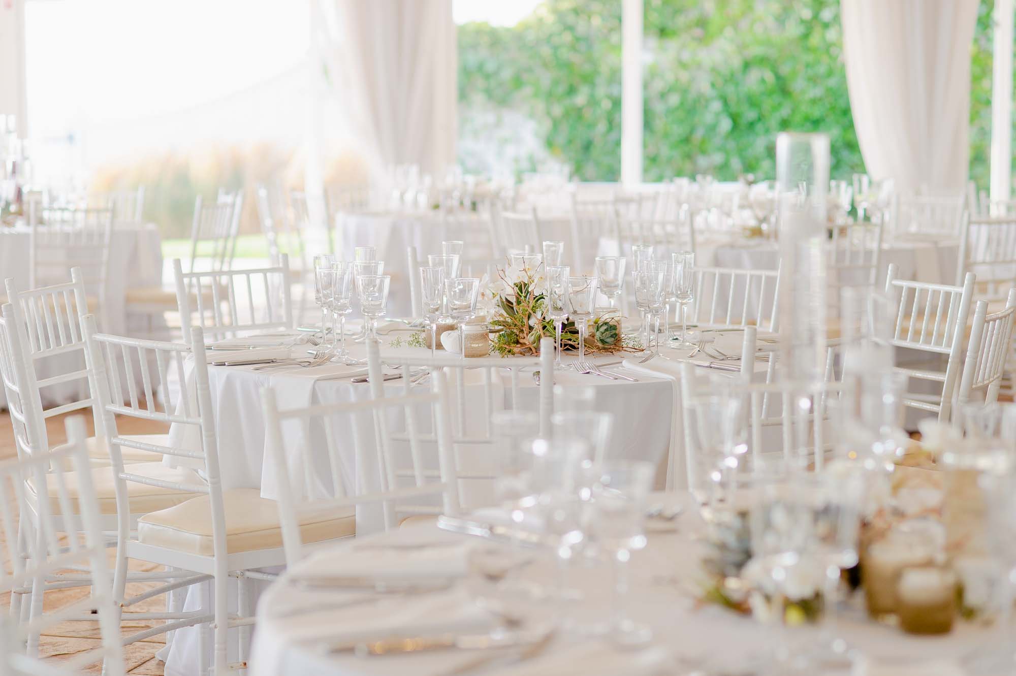 Belle Mer Wedding Venue Reception Table Decors Setup