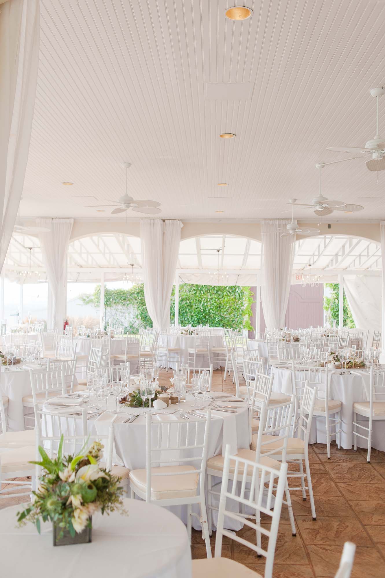 Belle Mer Wedding Venue Reception Table Decors Setup