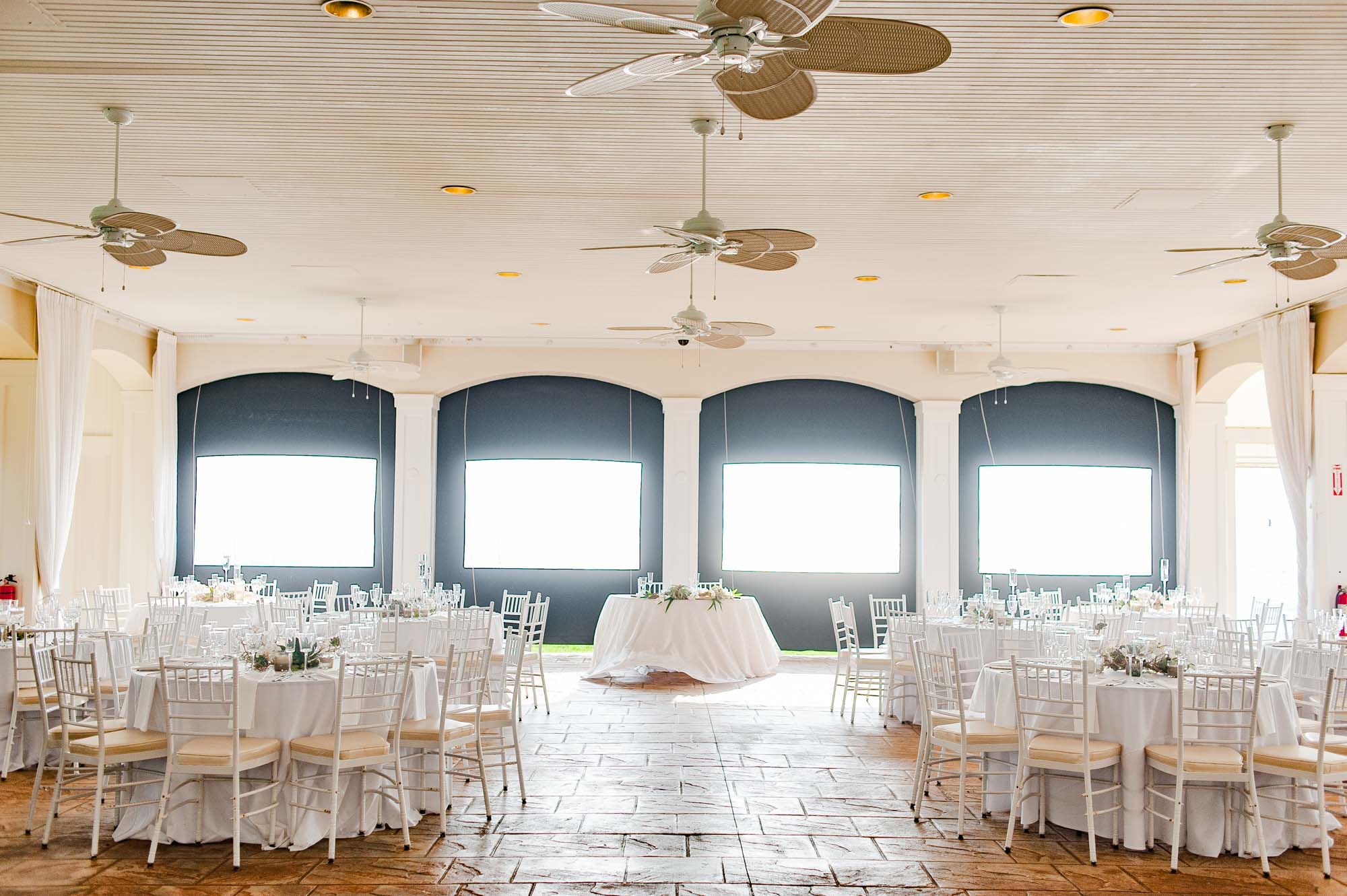 Belle Mer Wedding Venue Reception Table Decors Setup