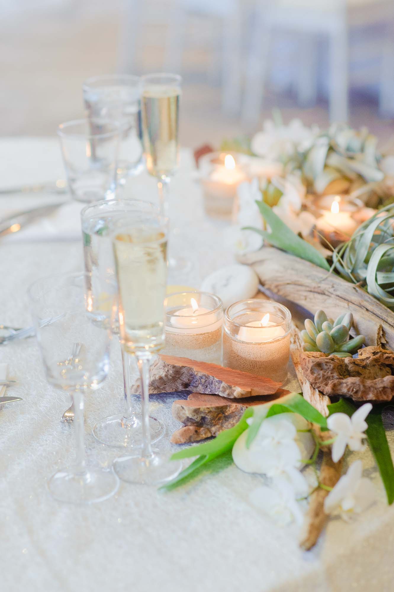 Belle Mer Wedding Venue Reception Table Decors Setup