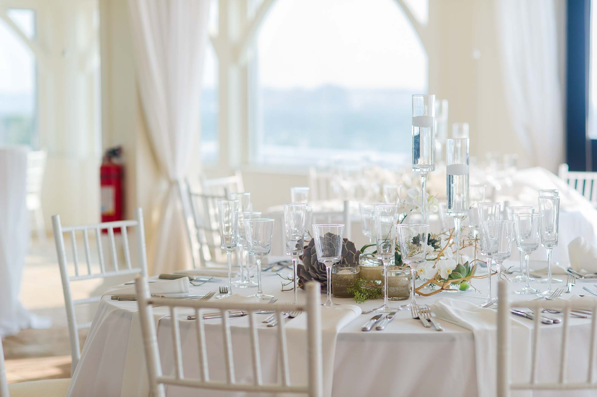Belle Mer Wedding Venue Reception Table Decors Setup