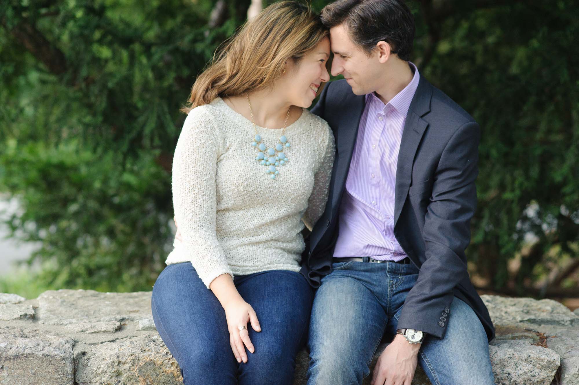 Boston Arnold Arboretum Engagement Session Beth Matt