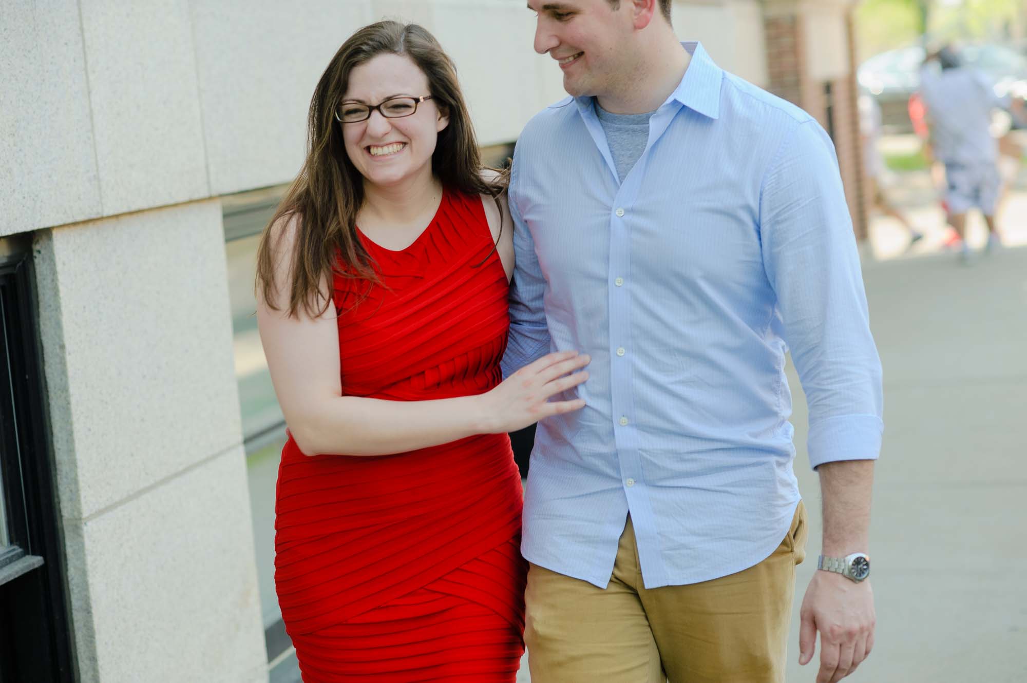 Boston Beacon Hill Spring Engagement Session Photo 1