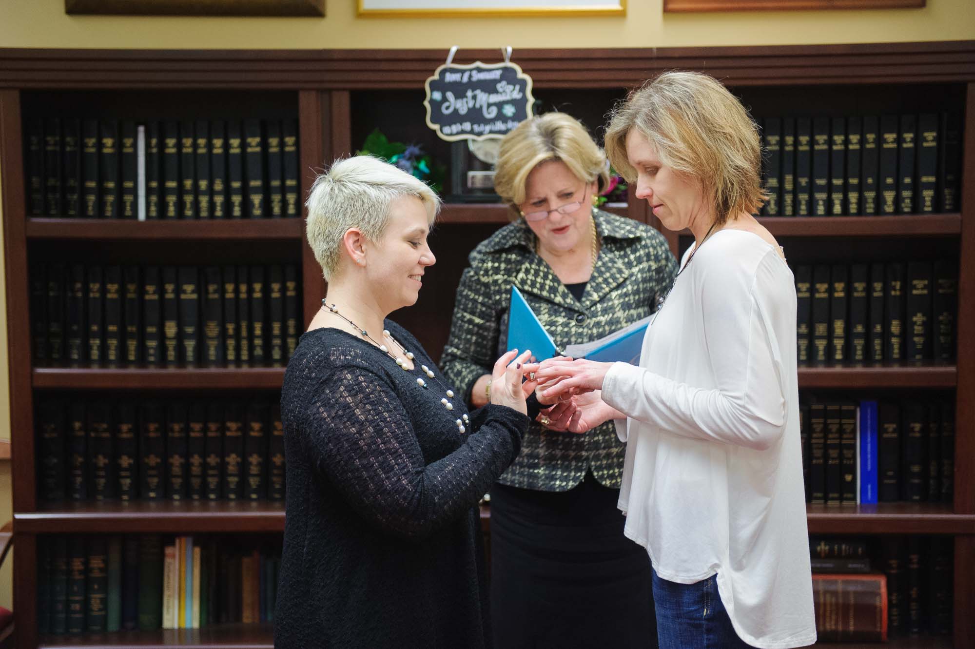 Boston City Hall Lesbian Wedding Ring Exchange Shelly Amy