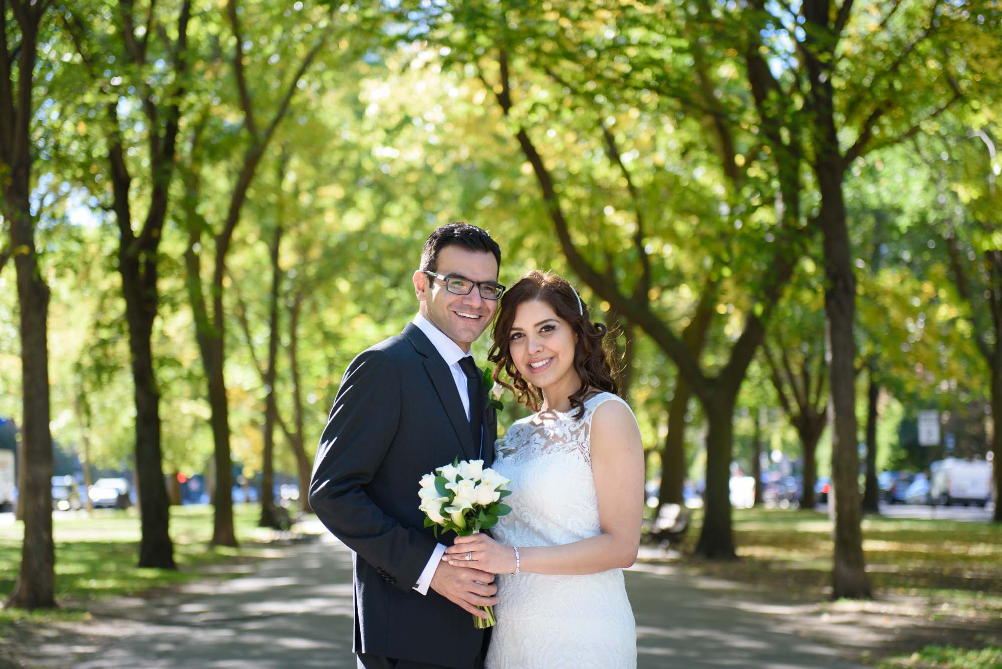 Boston Common Public Garden Fall Elopement Wedding 12