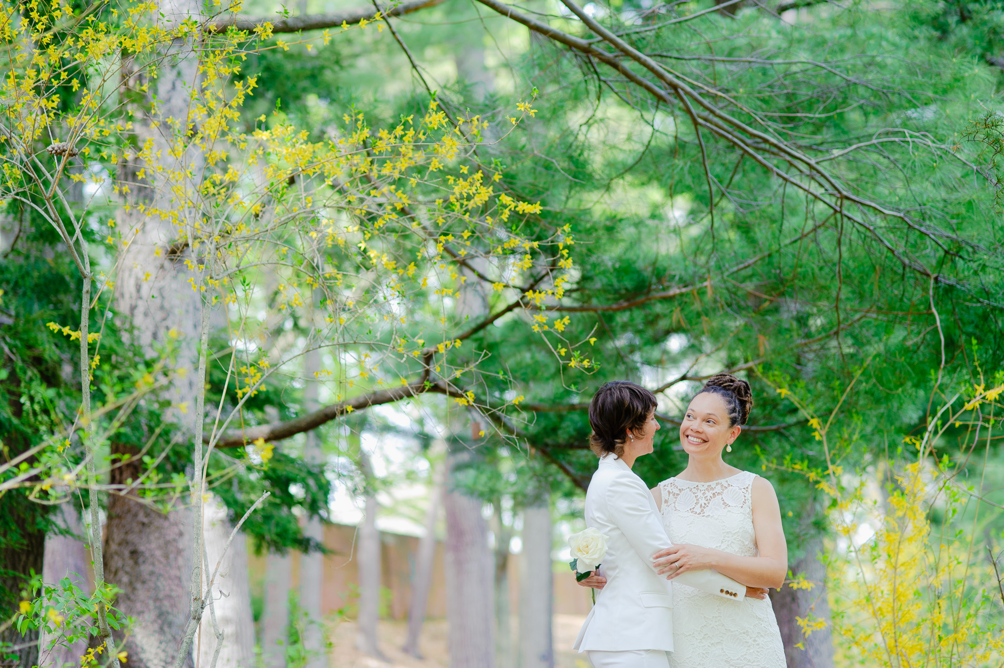 Boston LGBT Wedding Arnold Arboretum