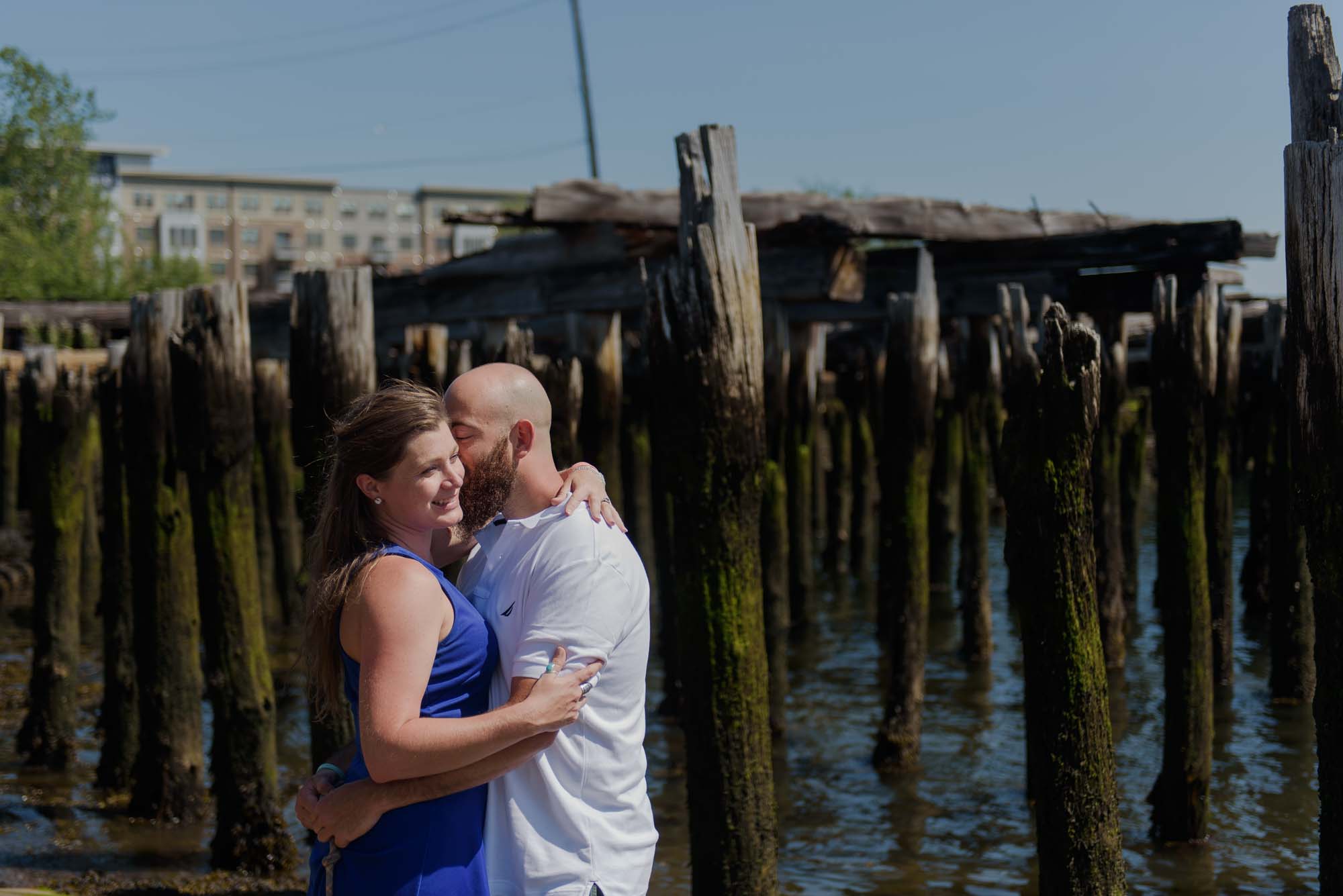 Boston Pier LoPresti Park Engagement Session