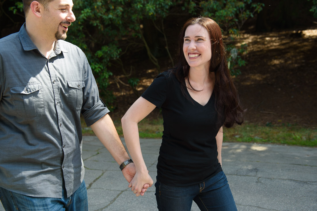 Boston Casual Engagement Couple Arnold Arboretum