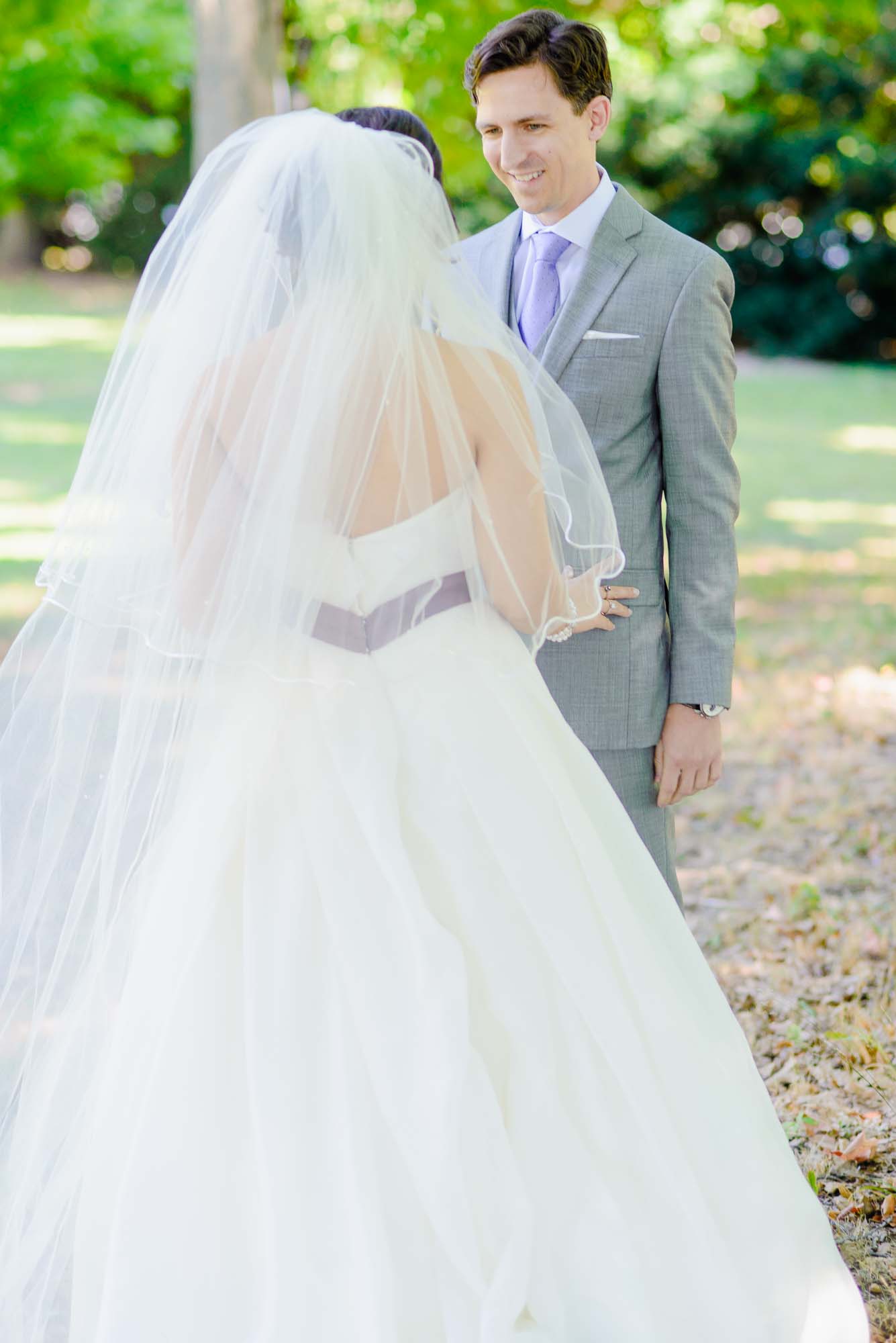 Bride Groom Portrait Lyman Estate Wedding