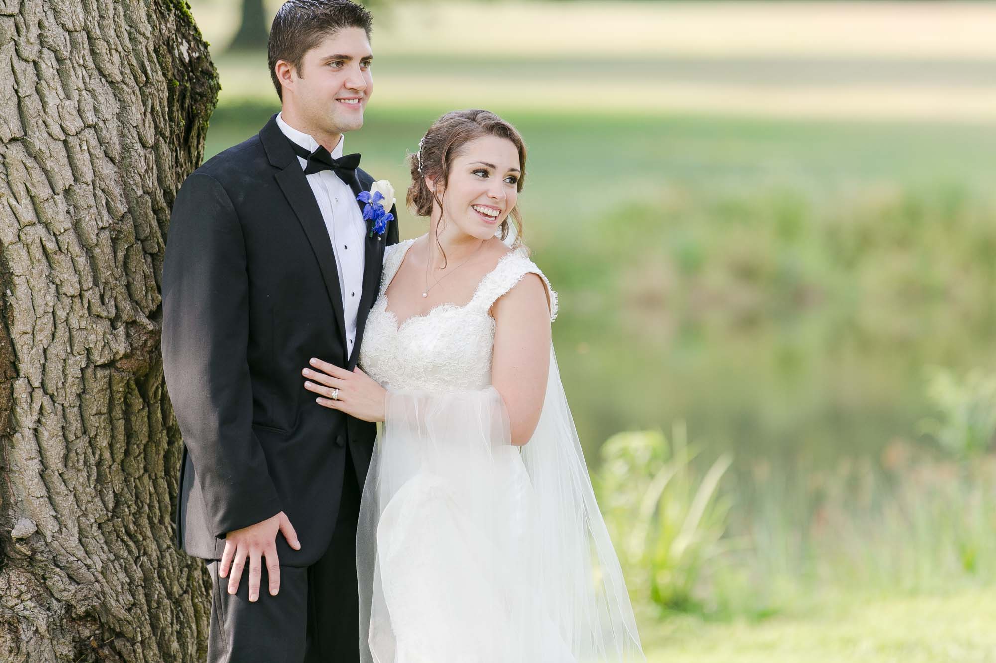 Bride Groom Portrait Pierce House Wedding