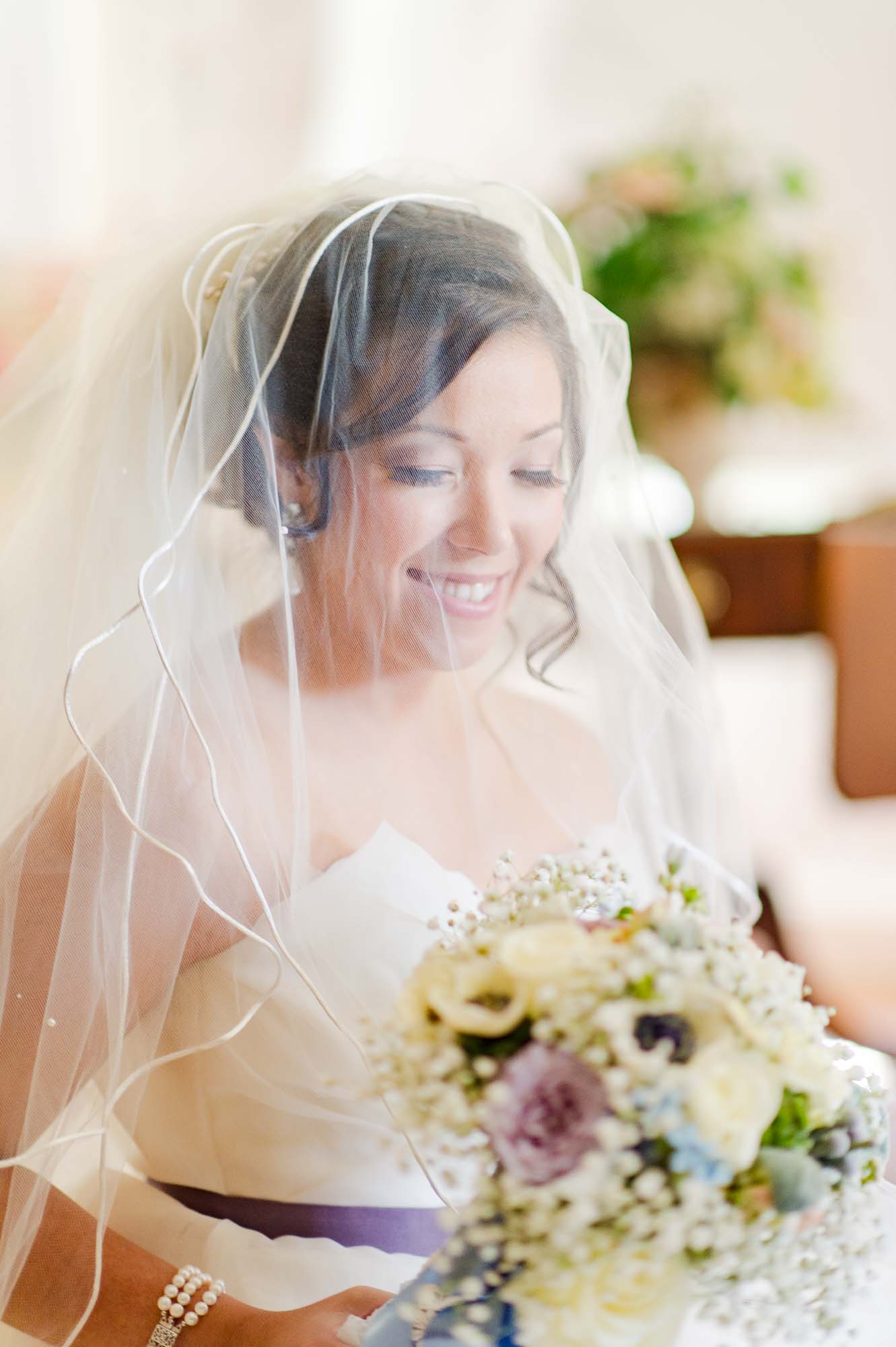 Bride Portrait Lyman Estate Wedding Waltham MM