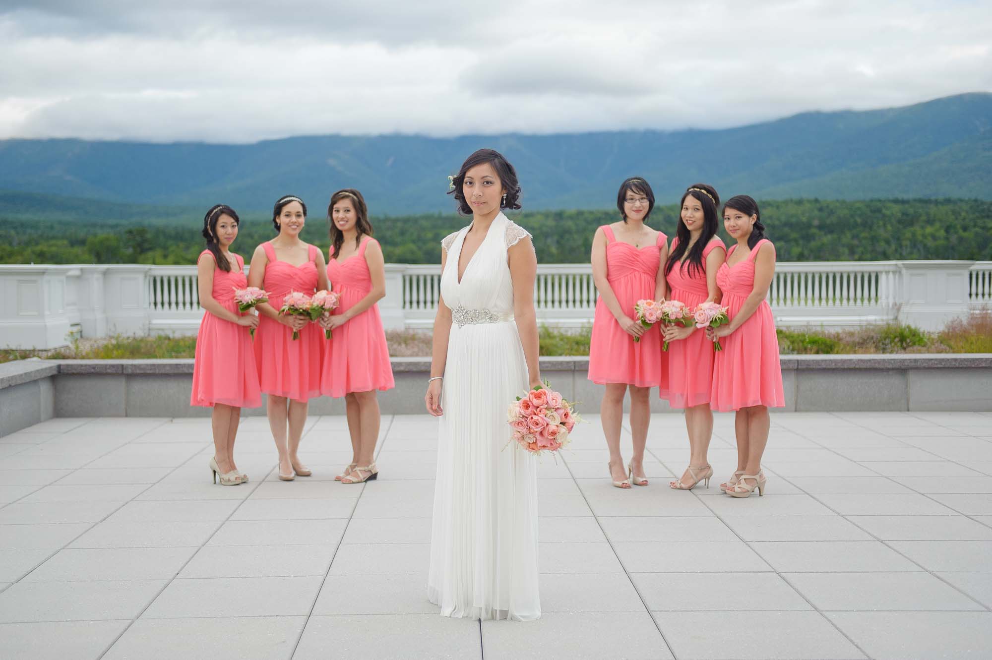 Bridesmaids Omni Mount Washington Resort Wedding NH