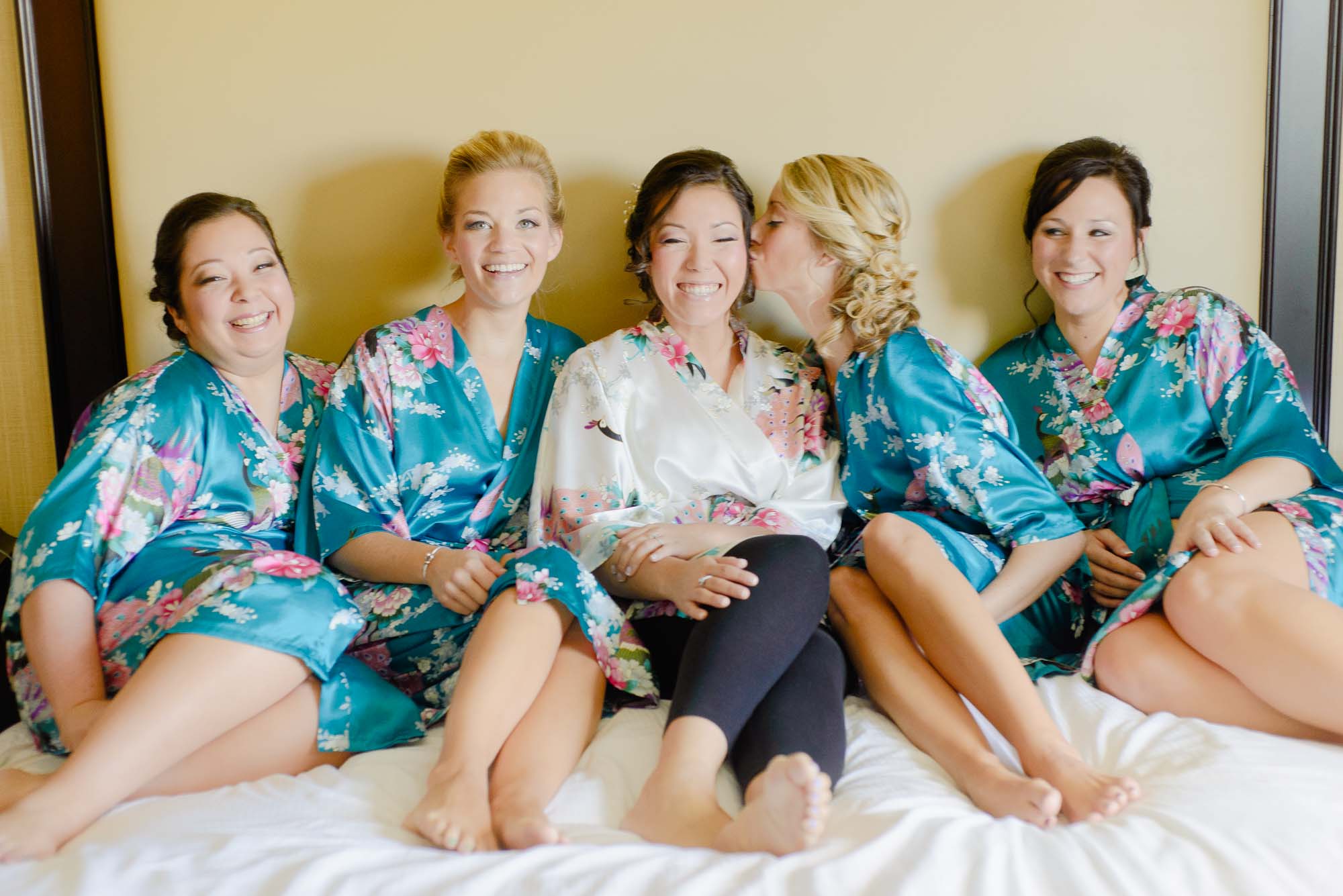 Bridesmaids Getting Ready Lyman Estate Wedding