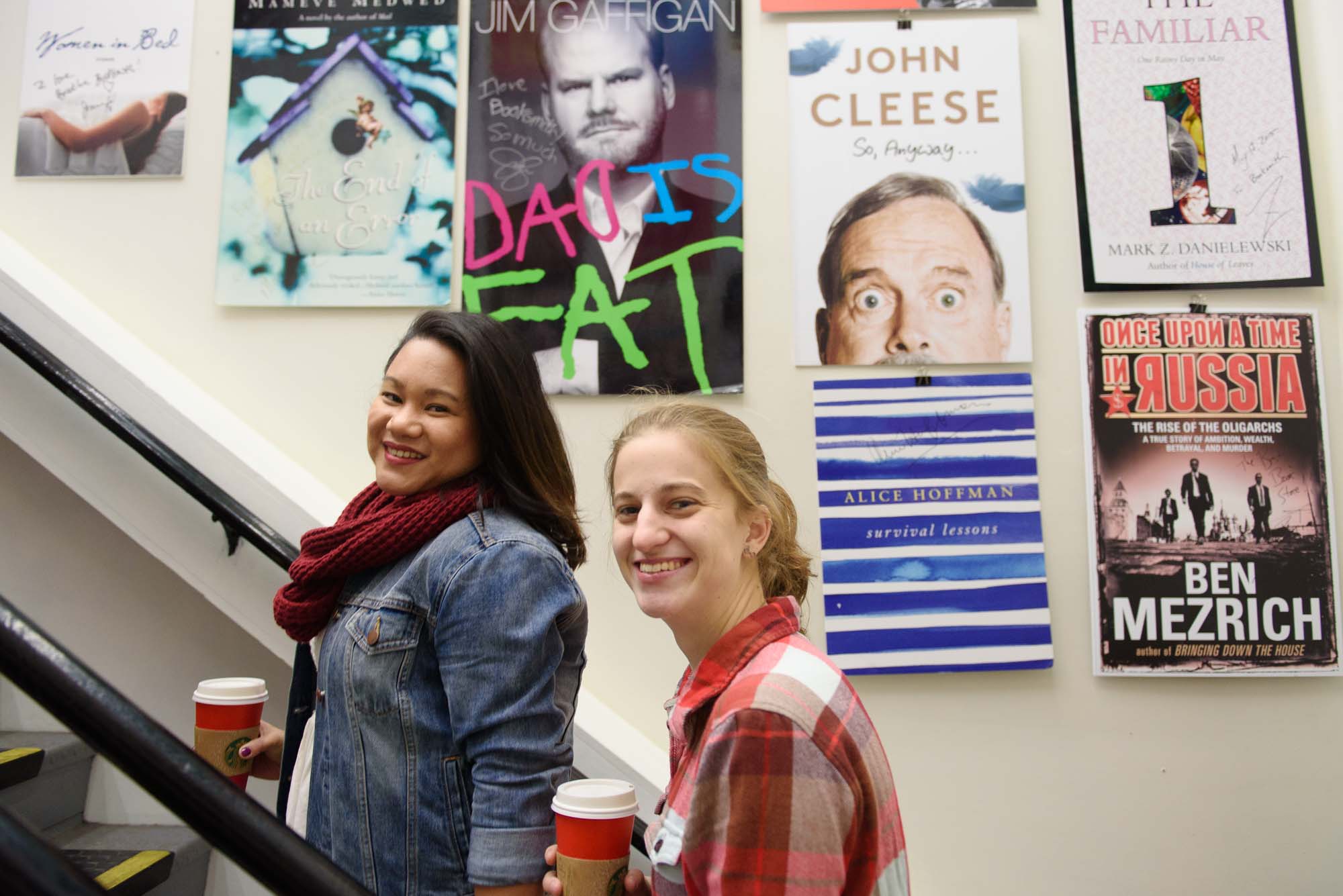 Brookline Booksmith Engagement Session LGBTQ Couple