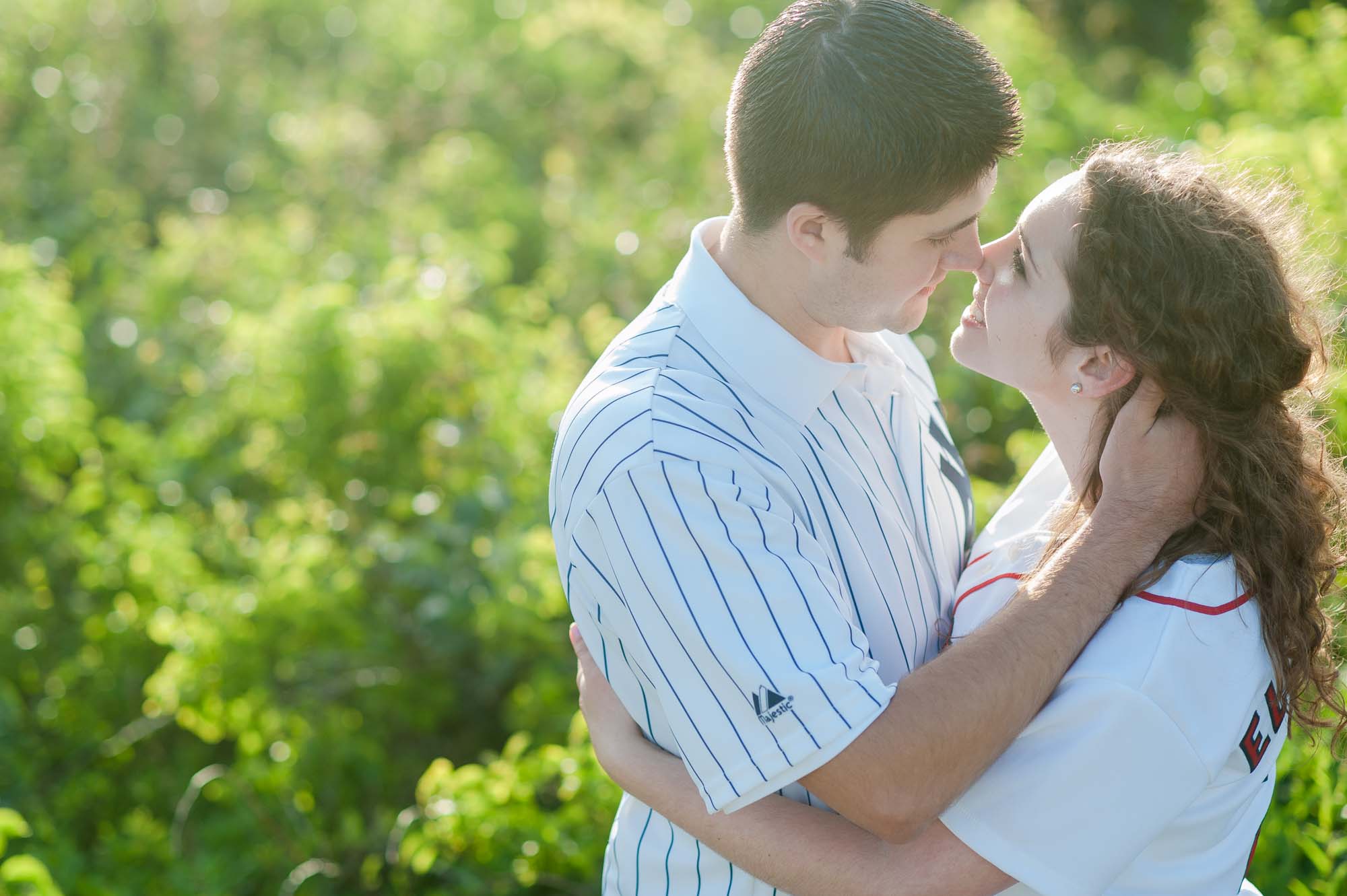Carson Beach Boston Red Sox Yankee Engagement Session
