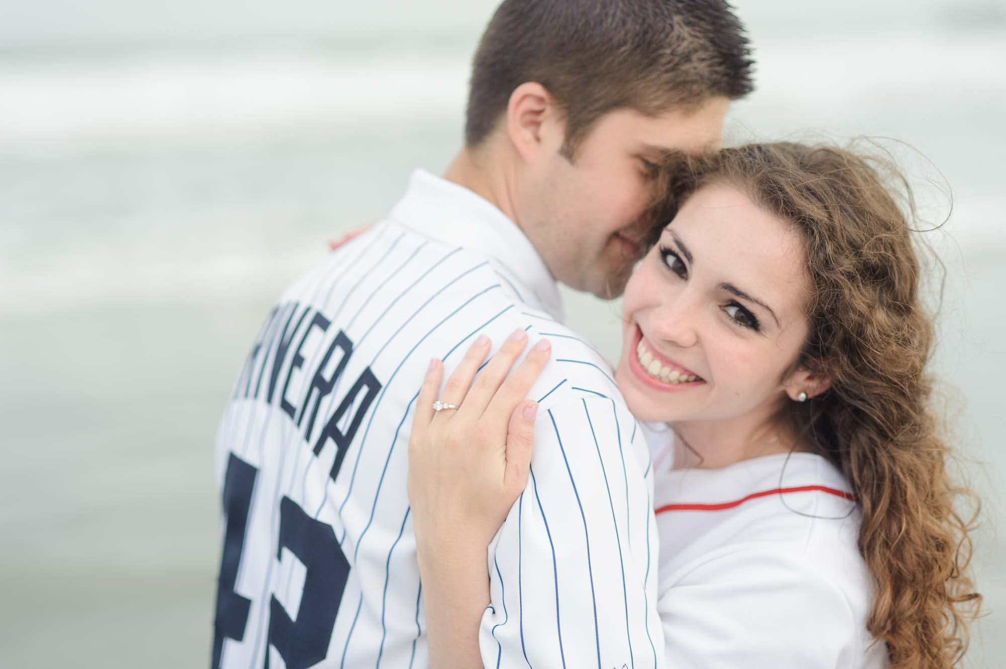 Carson Beach Boston Red Sox Yankee Engagement Session