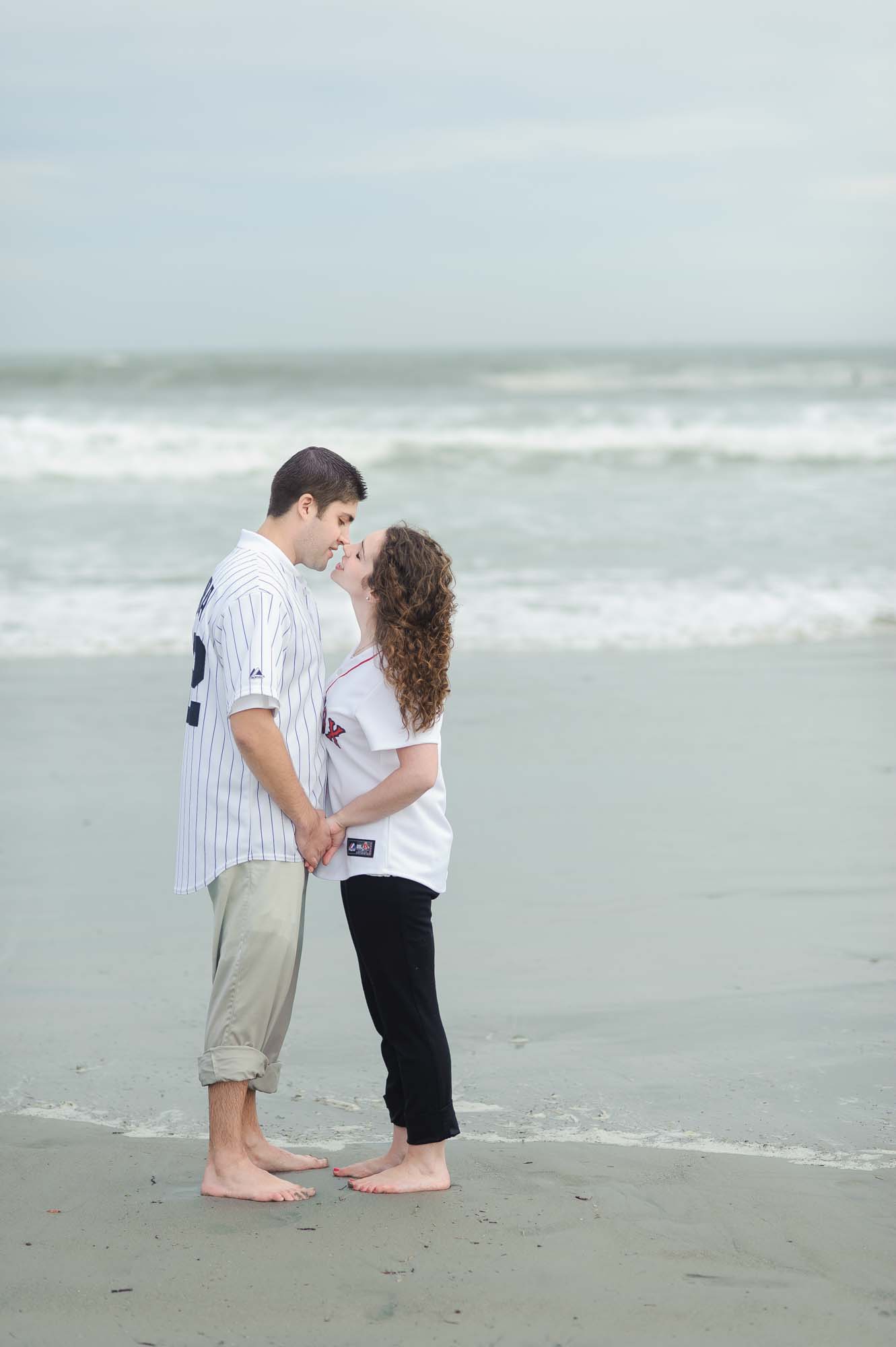 Carson Beach Boston Red Sox Yankee Engagement Session