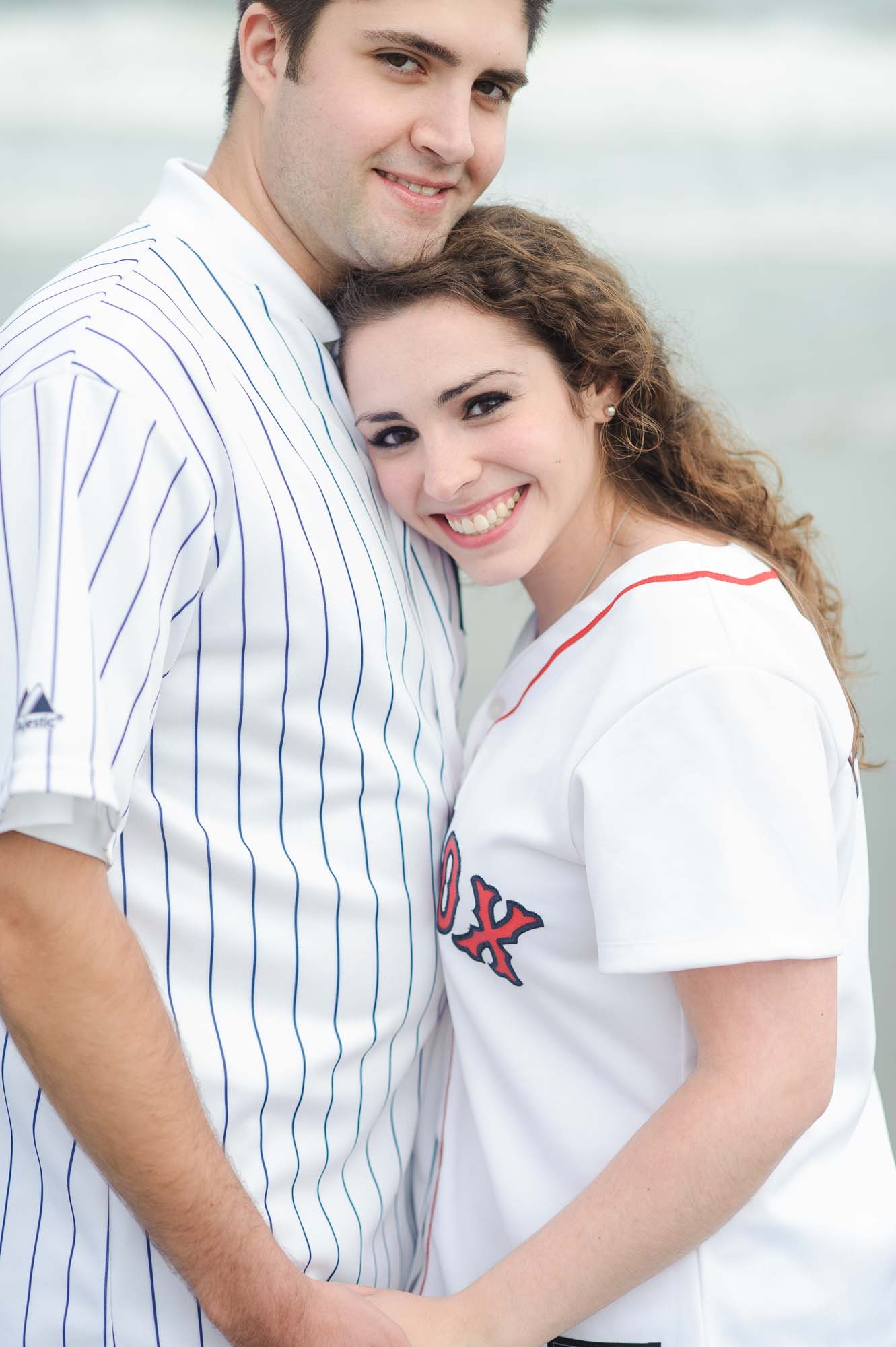 Carson Beach Boston Red Sox Yankee Engagement Session