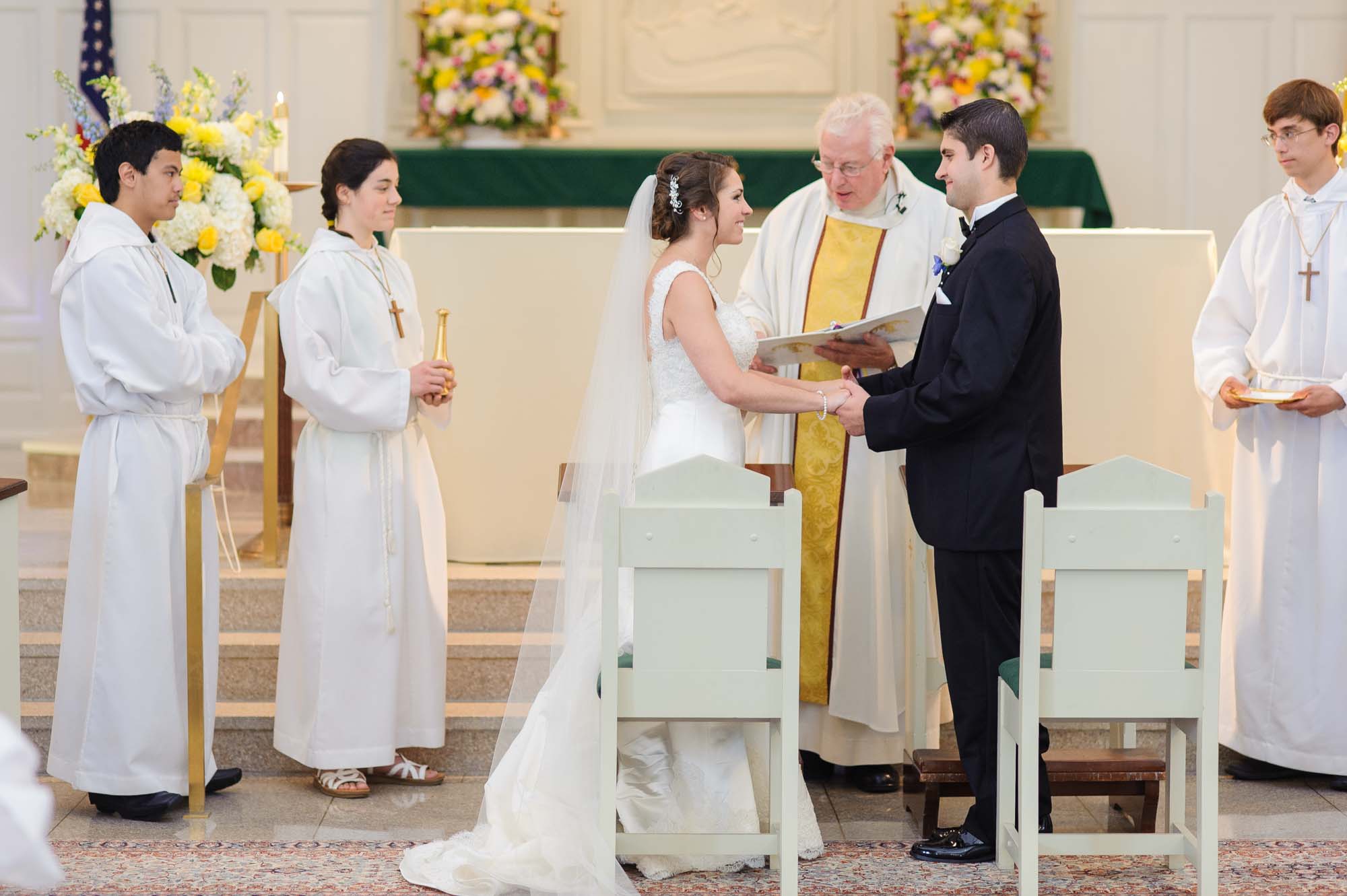 Catholic Wedding Ceremony St. Brigid Parish Lexington MA