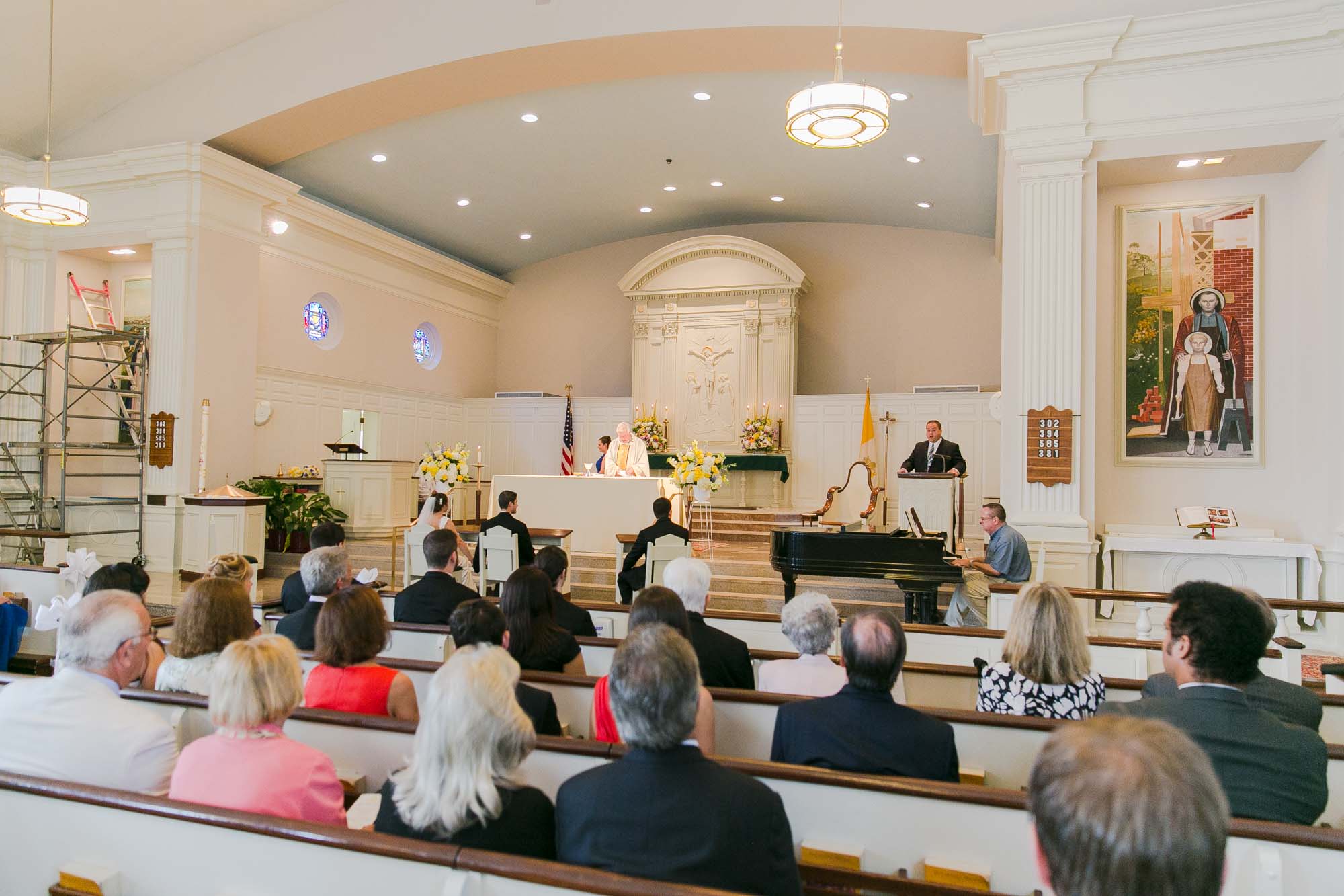 Catholic Wedding Ceremony At St. Brigid Parish Lexington MA