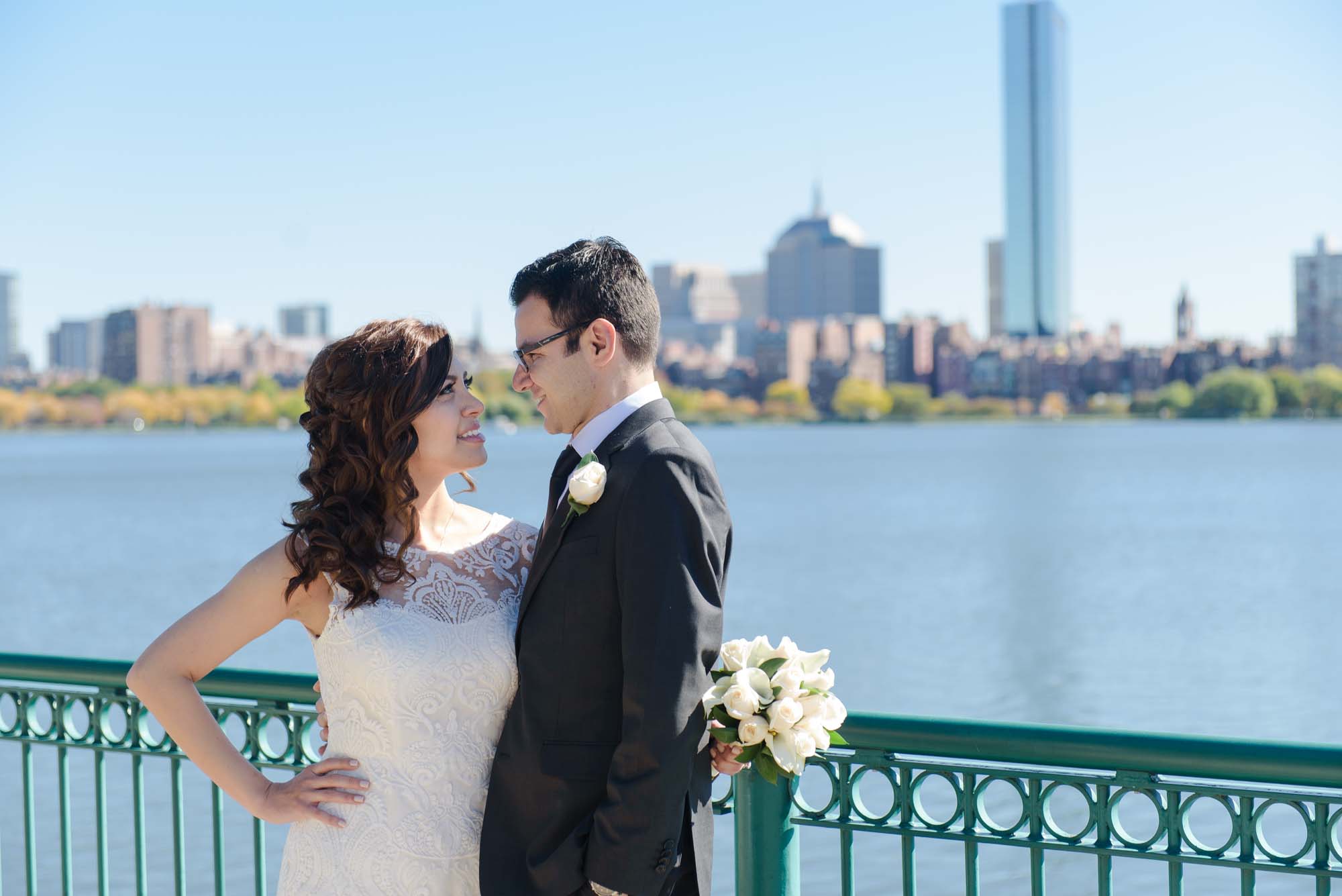 Charles River waterfront Wedding Boston Cambridge