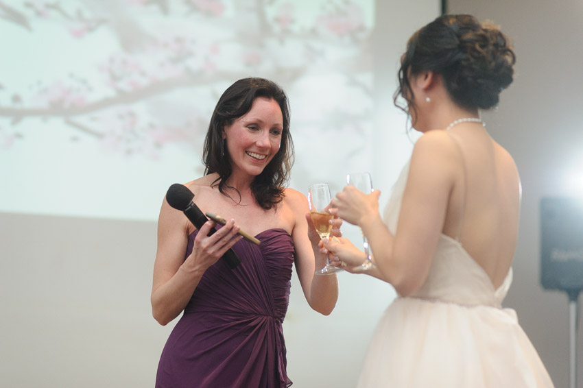 DeCordova Museum Wedding Bridesmaid Toast