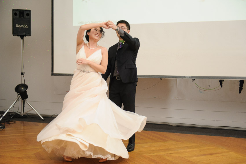 DeCordova Museum Wedding First Dance Twirl