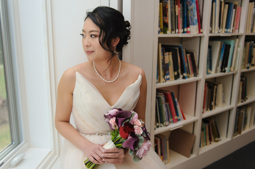 DeCordova Museum Wedding Room Bride