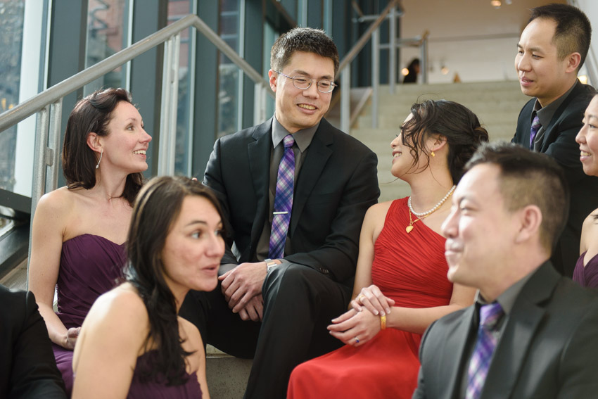 DeCordova Sculpture Park Museum Indoor Wedding Stairs