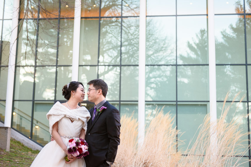 DeCordova Sculpture Park Museum Wedding Bride Groom
