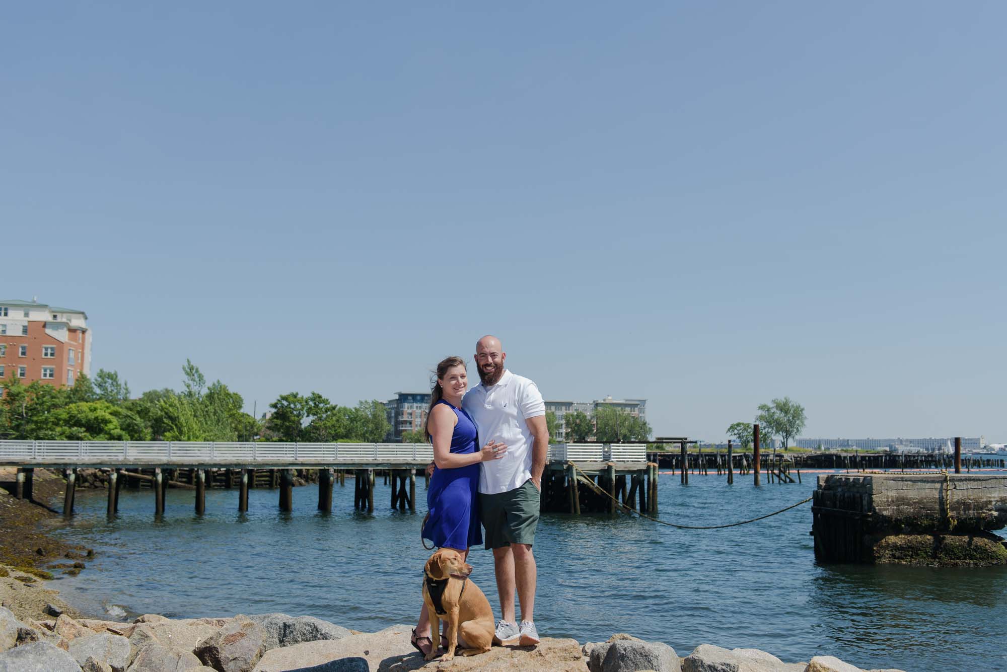 East Boston LoPresti Park Engagement Photo